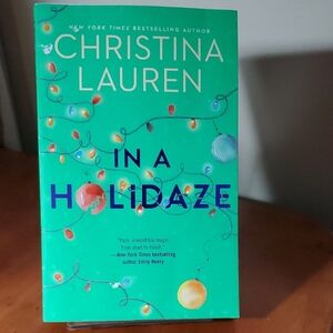 In a Holidaze by Christina Lauren - Festive Green Cover